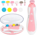 SafeTrim 6-in-1 Electric Baby Nail Trimmer &amp; File Set