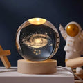 Comforting night,3D Crystal Galaxy Lamp – Magical Cosmic Night Light