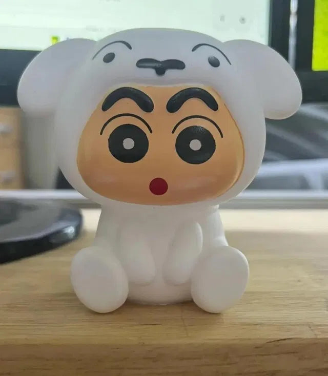 Cute LED Night Lamp – Adorable Kids’ Bedroom & Bedside Light, Crayon Shin-chan Shiro LED Night Light Lamp