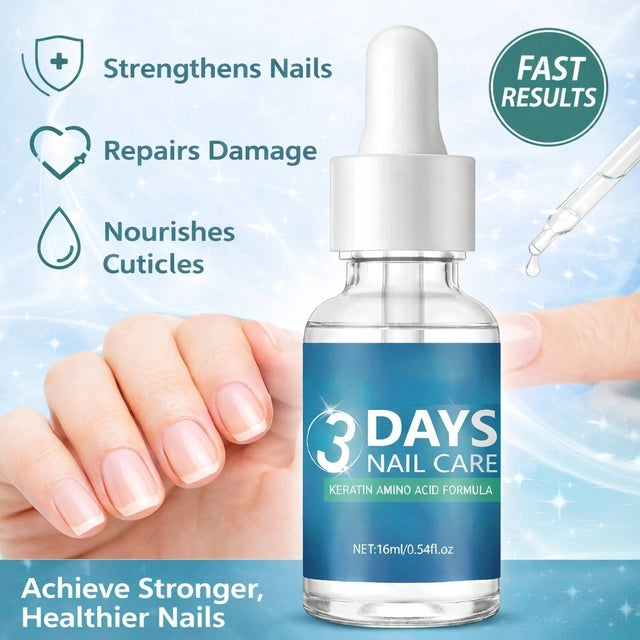 High Gloss Nourishing Nail in 3 Days, contain Oil – Keratin & Amino Acid Formula | Pack of 2