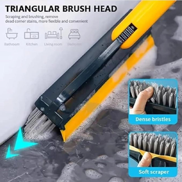 2in1 Floor Scrub Cleaning Brush Wiper (pack of 1)
