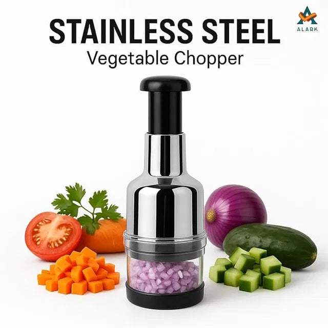Vegetable Chopper and Slicer-Manual Mini Hand Chopper (Pack of 1)