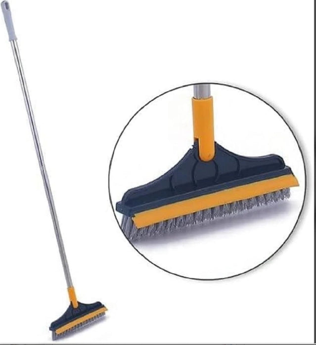 2in1 Floor Scrub Cleaning Brush Wiper (pack of 1)