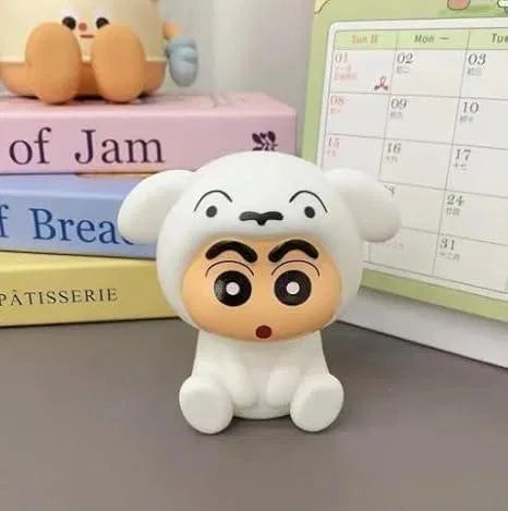 Cute LED Night Lamp – Adorable Kids’ Bedroom & Bedside Light, Crayon Shin-chan Shiro LED Night Light Lamp