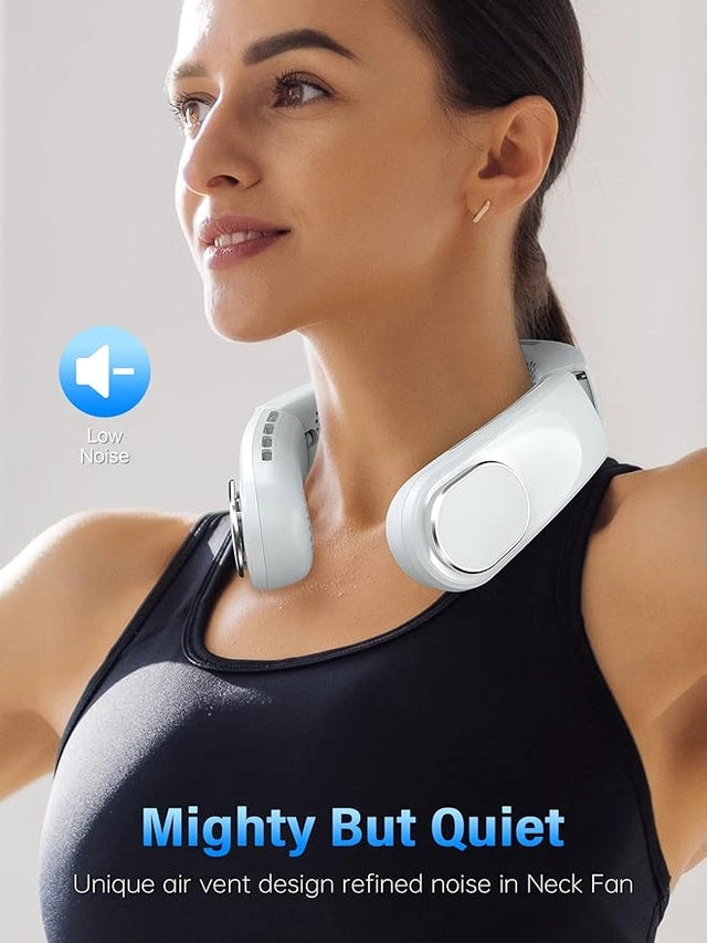 BreezeBand™ – Ultra-Quiet Foldable Neck Fan